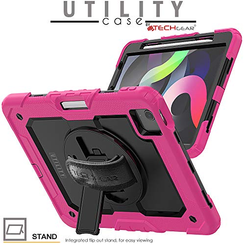 [UTILITY Case] Full Body Shockproof Case with Stand, Hand & Shoulder Strap for Apple iPad Air 5 / Air 4 10.9"