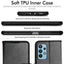 [Wallet Case] Protective Cover with Cash & Card Holder, Stand and Wrist Strap For Samsung Galaxy A32 5G