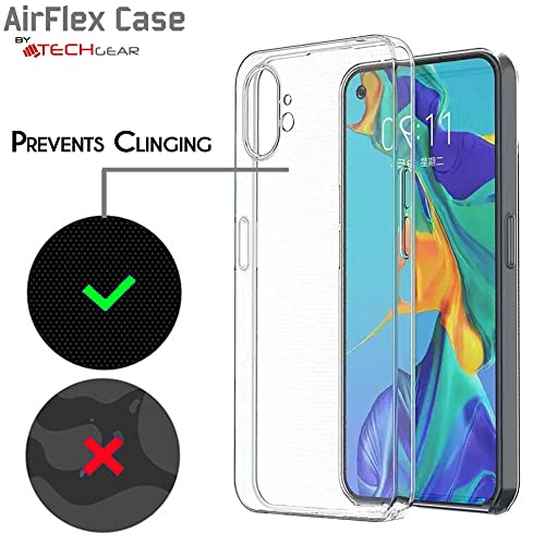 [AirFlex Case] Crystal Clear Slim & Light, Protective,  Soft Gel Cover for Nothing Phone 1