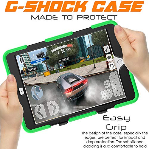 [G-SHOCK Case] Heavy Duty Long Survival Screen Protector Case for iPad 10.2" 2021, 2020, 2019 [9th/8th/7th Generation]