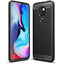 [Stealth Case] Motorola Moto E7 Plus Soft Protective Slim Cover with Carbon Fibre Detailing
