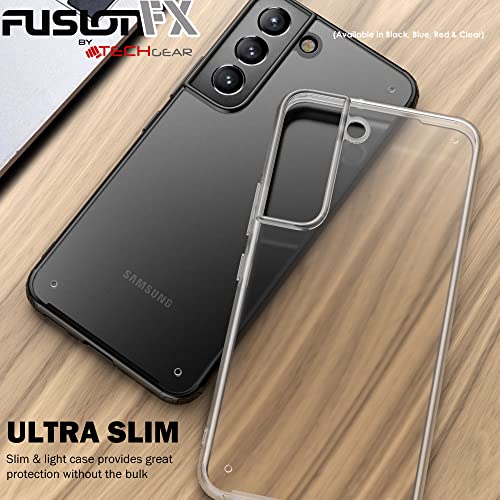 [Fusion FX Case] Slim & Light Tough Fused Gel Bumper & Hard Back Matte Case for Samsung Galaxy S22