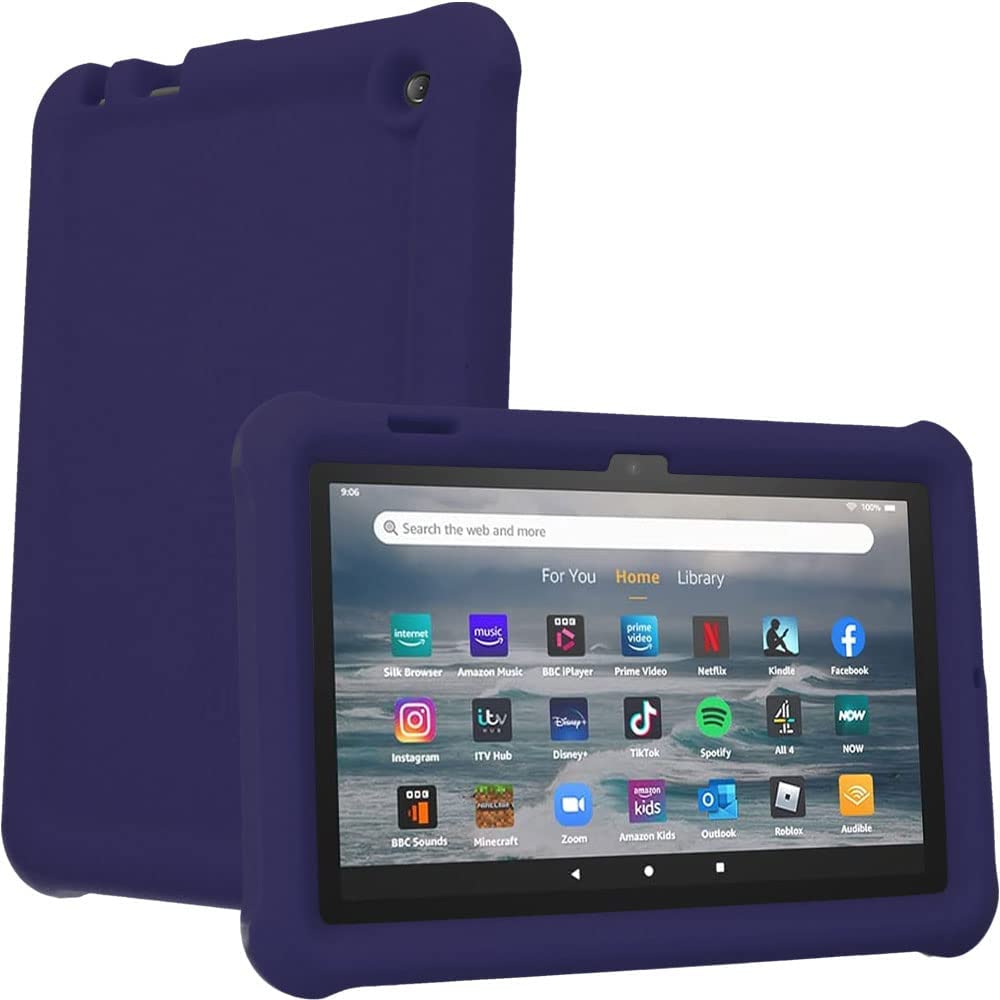 [Bumper Case] Shockproof Soft Easy Grip Case for Amazon Fire 7" (2022 / 12th Generation)