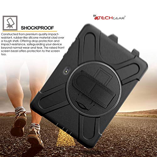 [X-Case] Rugged Armour Case with Stand, Hand & Shoulder Strap for Samsung Galaxy Tab Active 4 Pro / Active Pro 10.1" (SM-T540 T630 T637)
