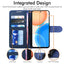 [Wallet Case] Protective Cover with Cash & Card Holder, Stand and Wrist Strap For Honor X8