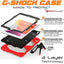 [G-SHOCK Case] Heavy Duty Long Survival Screen Protector Case for iPad 10.2" 2021, 2020, 2019 [9th/8th/7th Generation]