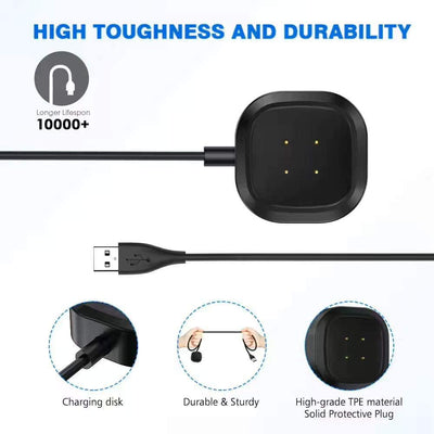 Charging Power Cable for Lead Fitbit Versa 4 / 3