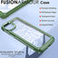 [Fusion Armour Case] Premium Hybrid Tough Heavy Duty, Rugged, Clear Back Bumper Case for Apple iPhone 14 Pro Max 6.7"