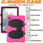 [G-SHOCK Case] Heavy Duty Long Survival Screen Protector Case for Samsung Galaxy Tab A8 10.5" 2022 (SM-X200 / SM-X205)
