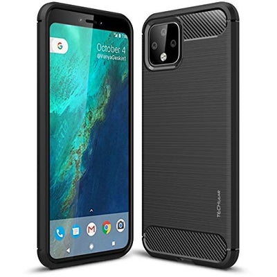 [Stealth Case] Google Pixel 4 Soft Protective Slim Cover with Carbon Fibre Detailing