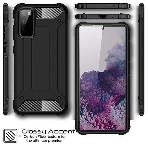 [Tough Armoured Case] ShockProof Dual-Layer Protective Heavy Duty Cover for Samsung Galaxy S20 FE