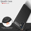 [Stealth Case] Samsung Galaxy A32 5G Soft Protective Slim Cover with Carbon Fibre Detailing