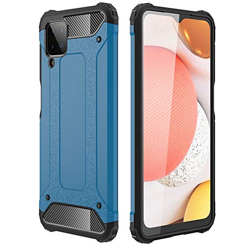 [Tough Armoured Case] ShockProof Dual-Layer Protective Heavy Duty Cover for Samsung Galaxy A12