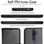 [Wallet Case] Protective Cover with Cash & Card Holder, Stand and Wrist Strap For Oppo A9 2020