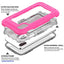 [Contender Case] iPhone XS Max Heavy Duty Case with Built-in Screen Protector, 360 [Full Body] Protective Cover with Kick Stand