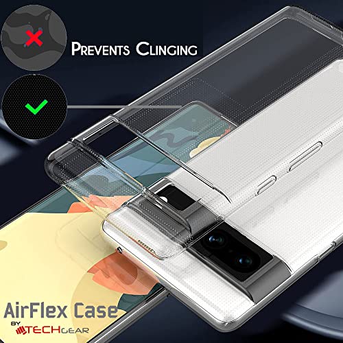 [AirFlex Case] Crystal Clear Slim & Light, Protective,  Soft Gel Cover for Google Pixel 7 Pro