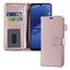 [Wallet Case] Protective Cover with Cash & Card Holder, Stand and Wrist Strap For Motorola Moto G8 Power Lite
