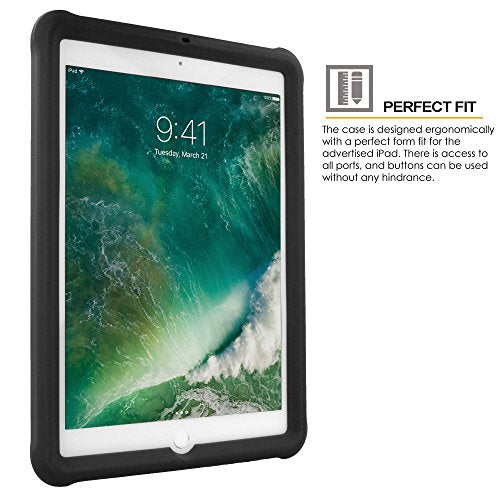 [Bumper Case] Shockproof Soft Easy Grip Case for Apple iPad 9.7" (2018/2017)