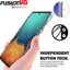 [Fusion HD Case] Shockproof Fused Gel Bumper & Hard Back Slim Clear Cover for Samsung Galaxy A71