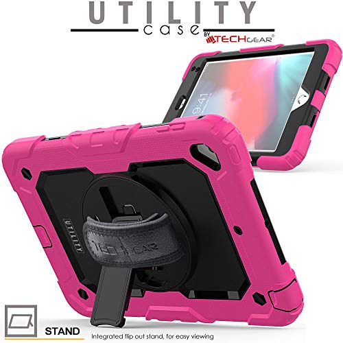[UTILITY Case] Full Body Shockproof Case with Stand, Hand & Shoulder Strap for Apple iPad Mini 5 / iPad Mini 4
