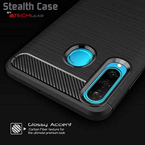 [Stealth Case] Huawei P30 Lite Soft Protective Slim Cover with Carbon Fibre Detailing