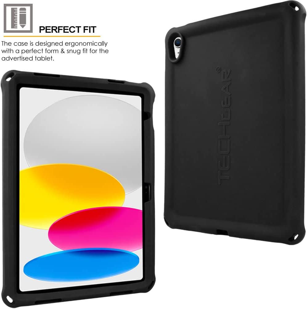 [Bumper Case] Shockproof Soft Easy Grip Case for Apple iPad 11th & 10th Generation, iPad 2025 / 2022