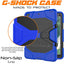 [G-SHOCK Case] Heavy Duty Long Survival Screen Protector Case for Apple iPad Air 3 2019, iPad Pro 10.5"