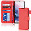 [Wallet Case] Protective Cover with Cash & Card Holder, Stand and Wrist Strap For Samsung Galaxy S21 Plus