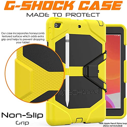 [G-SHOCK Case] Heavy Duty Long Survival Screen Protector Case for iPad 10.2" 2021, 2020, 2019 [9th/8th/7th Generation]