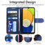 [Wallet Case] Protective Cover with Cash & Card Holder, Stand and Wrist Strap For Samsung Galaxy A03
