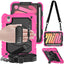 [UTILITY Case] Full Body Shockproof Case with Stand, Hand & Shoulder Strap for Apple iPad Mini 7 / Mini 6 8.3" [7th / 6th Generation]
