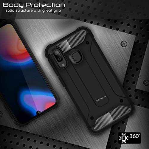 [Tough Armoured Case] ShockProof Dual-Layer Protective Heavy Duty Cover for Samsung Galaxy A40