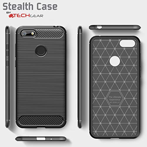 [Stealth Case] Motorola Moto E6 Play Soft Protective Slim Cover with Carbon Fibre Detailing