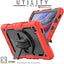 [UTILITY Case] Full Body Shockproof Case with Stand, Hand & Shoulder Strap for Samsung Galaxy Tab A7 Lite 8.7" (SM-T220 / SM-T225)