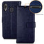 [Wallet Case] Protective Cover with Cash & Card Holder, Stand and Wrist Strap For Samsung Galaxy A20e