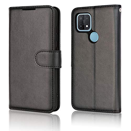 [Wallet Case] Protective Cover with Cash & Card Holder, Stand and Wrist Strap For Oppo A15 / A15s