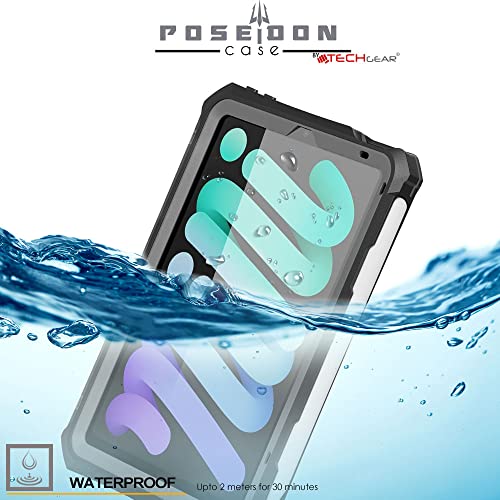 [Poseidon Case] Waterproof Case for Apple iPad Mini 7 / Mini 6 8.3" [7th / 6th Generation]