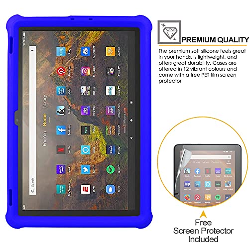 [Bumper Case] Shockproof Soft Easy Grip Case for Amazon Fire HD 10" / HD 10 Plus 11th Generation / 2021