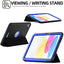 [D-FENCE Case] Tough & Rugged Smart Case For Apple iPad 11th & 10th Generation, iPad 2025 / 2022
