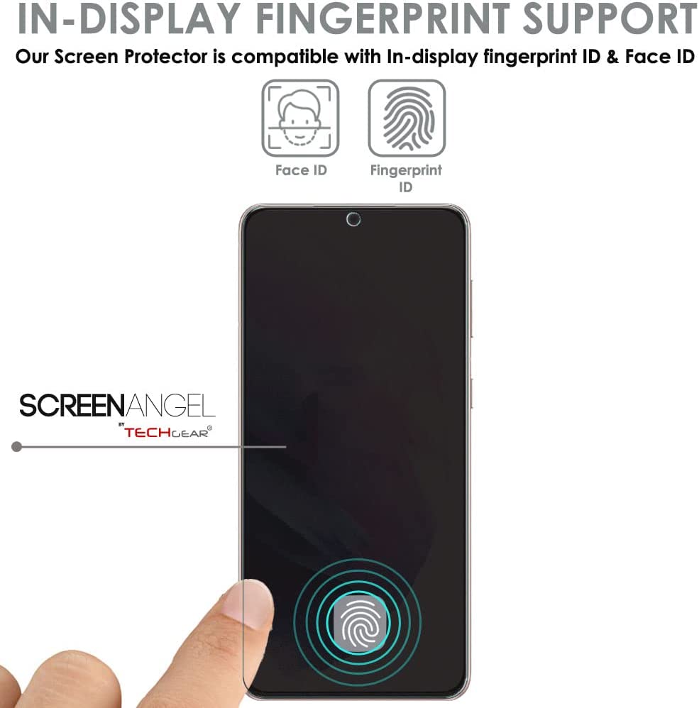 TECHGEAR [3 Pack] Screen Protector fits Honor 50 Lite [Screen Angel Edition] [Bubble Free] [FULL Screen Coverage] HD Clear Flexible TPU Film