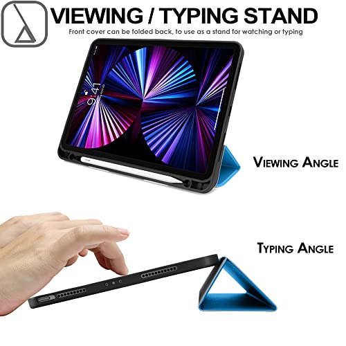 [Smart Case] Slim Stand Cover with Auto Sleep/Wake for Apple iPad Pro 12.9" (6th / 5th / 3rd / 2nd Generation)