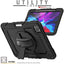[UTILITY Case] Full Body Shockproof Case with Stand, Hand & Shoulder Strap for Apple iPad Pro 11" 2022 & 2021 [4th & 3rd Generations]