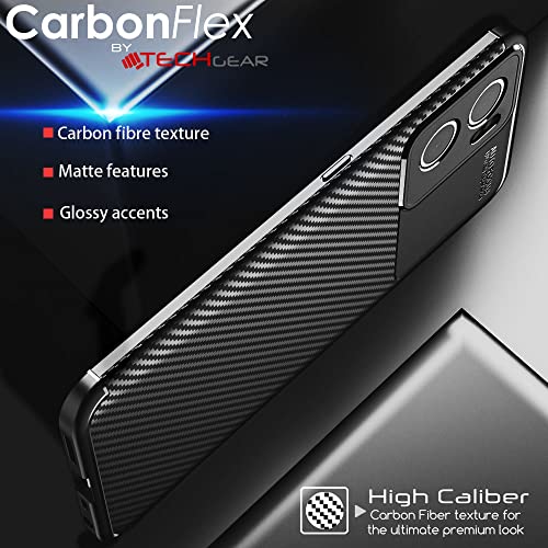 [CarbonFlex Case] Premium Shockproof Soft Slim Cover with Carbon Fibre Effect For Oppo Find X5 Lite 5G