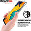 [Fusion HD Case] Shockproof Fused Gel Bumper & Hard Back Slim Clear Cover for Samsung Galaxy A50