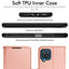 [Wallet Case] Protective Cover with Cash & Card Holder, Stand and Wrist Strap For Samsung Galaxy A12