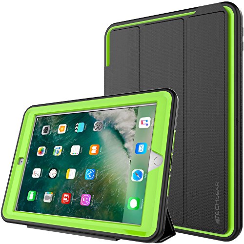 [D-FENCE Case] Tough & Rugged Smart Case For Apple iPad 9.7" (2018 / 2017)