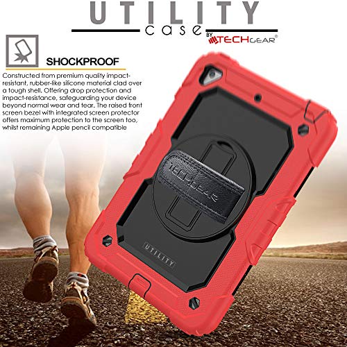 [UTILITY Case] Full Body Shockproof Case with Stand, Hand & Shoulder Strap for Apple iPad Mini 5 / iPad Mini 4
