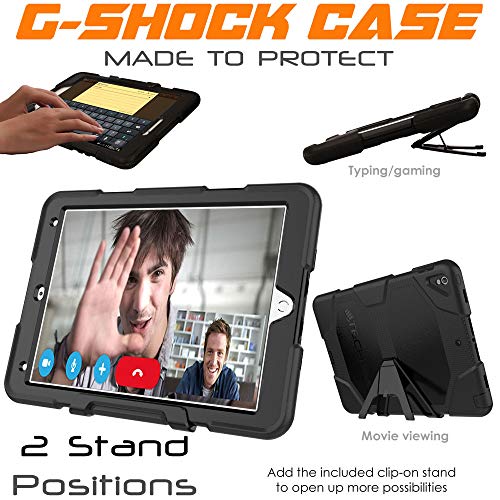 [G-SHOCK Case] Heavy Duty Long Survival Screen Protector Case for Apple iPad Air 3 2019, iPad Pro 10.5"