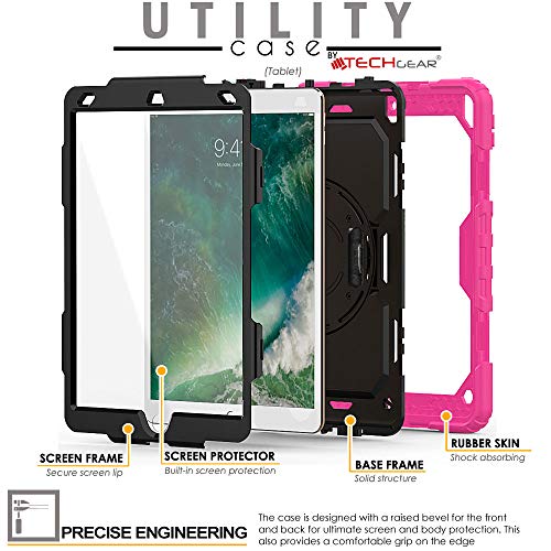 [UTILITY Case] Full Body Shockproof Case with Stand, Hand & Shoulder Strap for Apple iPad Air 3rd Gen 2019 / iPad Pro 10.5"