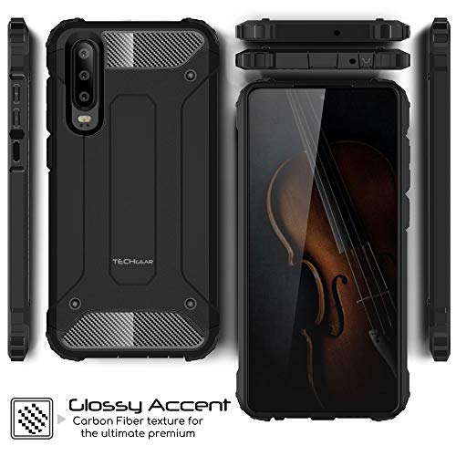 [Tough Armoured Case] ShockProof Dual-Layer Protective Heavy Duty Cover for Huawei P30